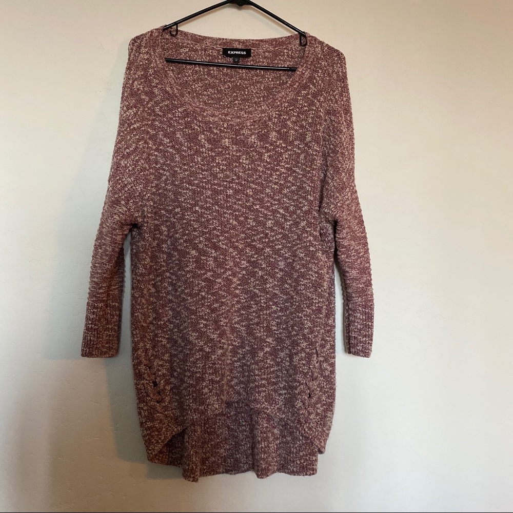 Express speckled oversized sweater size large
